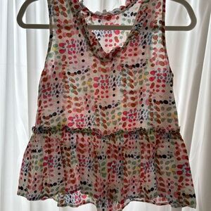 THML Multicolor Polka Dot Tank Top
